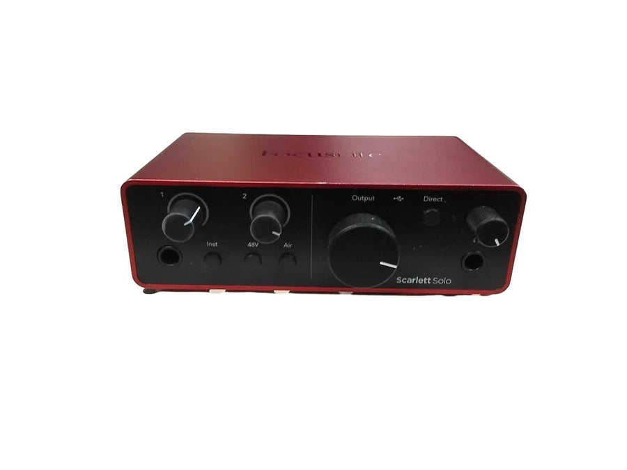 Focusrite Scarlett Solo Red Classic Audio Interface