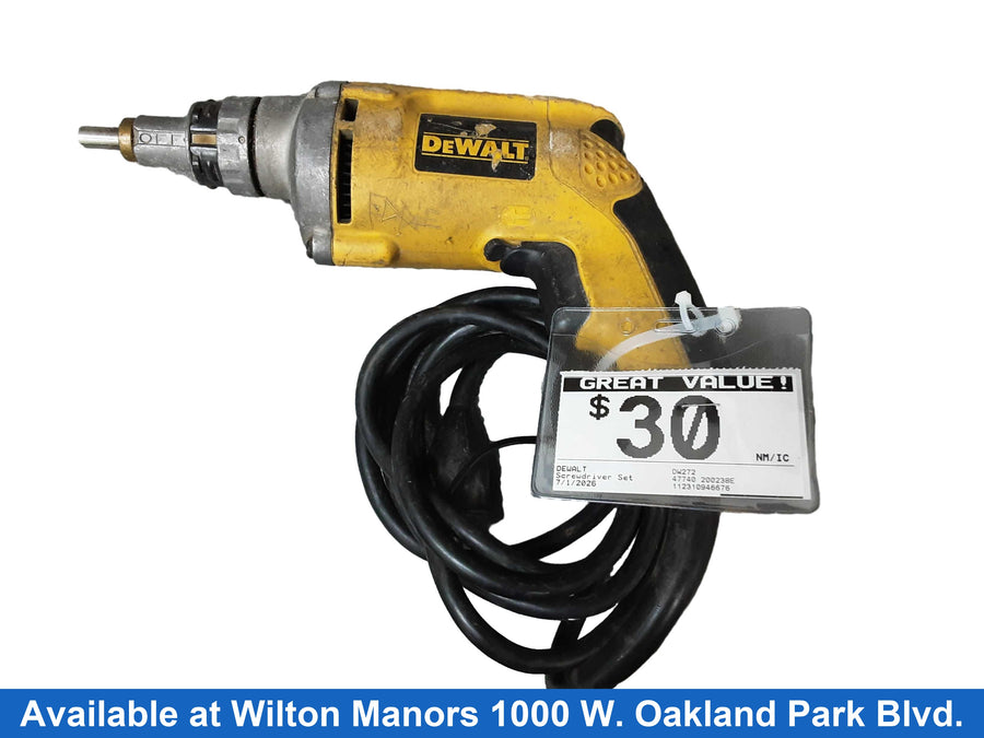 Dewalt Dw272 Yellow Screwdriver
