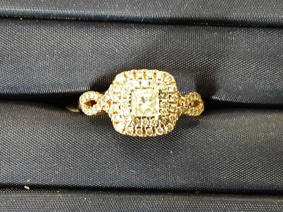 Women's Ring - Rose Gold 14k (.585) 3.9 grams Size 8