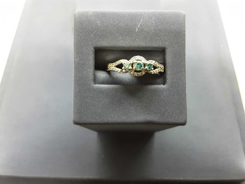 Women's Ring - White Gold 10k (.417) 2.9 grams Size 20