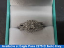 Ring - Engagement Set - White Gold 14k (.585) 7.6 grams Size 6