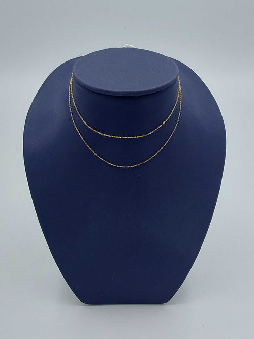Link Chain - Yellow Gold 14k (.585) 0.8 grams 20 inch