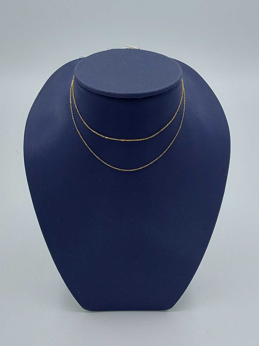 Link Chain - Yellow Gold 14k (.585) 0.8 grams 20 inch