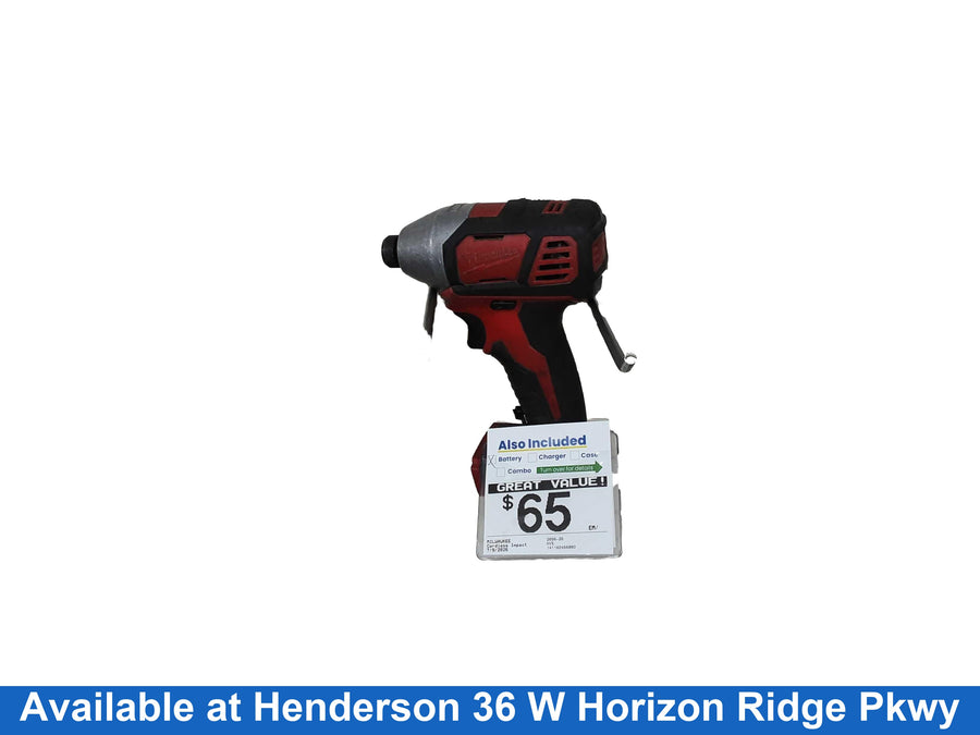 Milwaukee 2656-20 Red Cordless Impact Drill