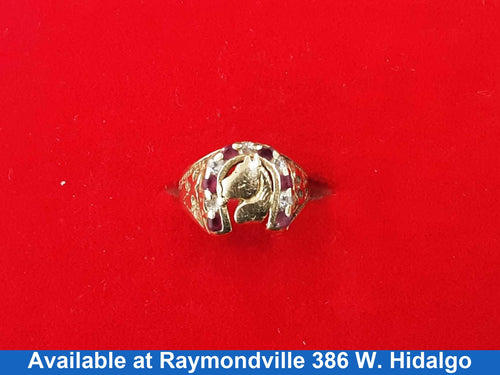 Women's Ring - Yellow Gold 10k (.417) 2.6 grams Size 5