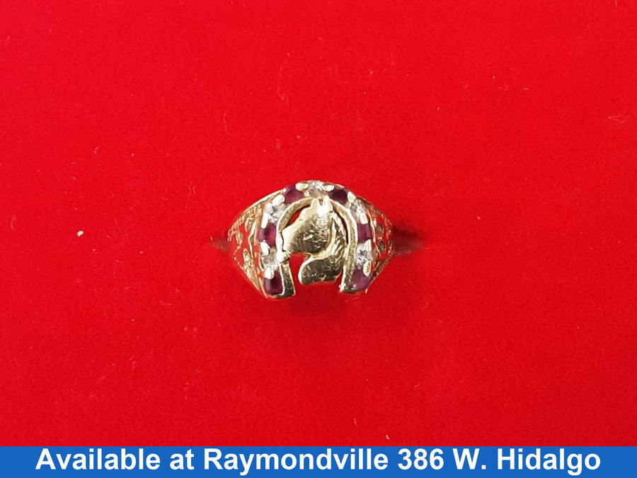 Women's Ring - Yellow Gold 10k (.417) 2.6 grams Size 5