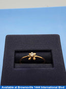 Women's Ring - Yellow Gold 10k (.417) 0.9 grams Size 6