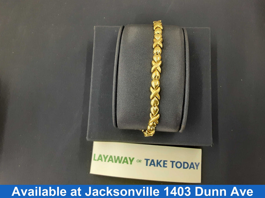 Bracelet - Yellow Gold 14k (.585) 5.2 grams 7 inch
