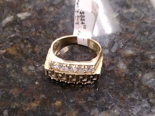 Men's Ring - Yellow Gold 10k (.417) 8.4 grams Size 9.5