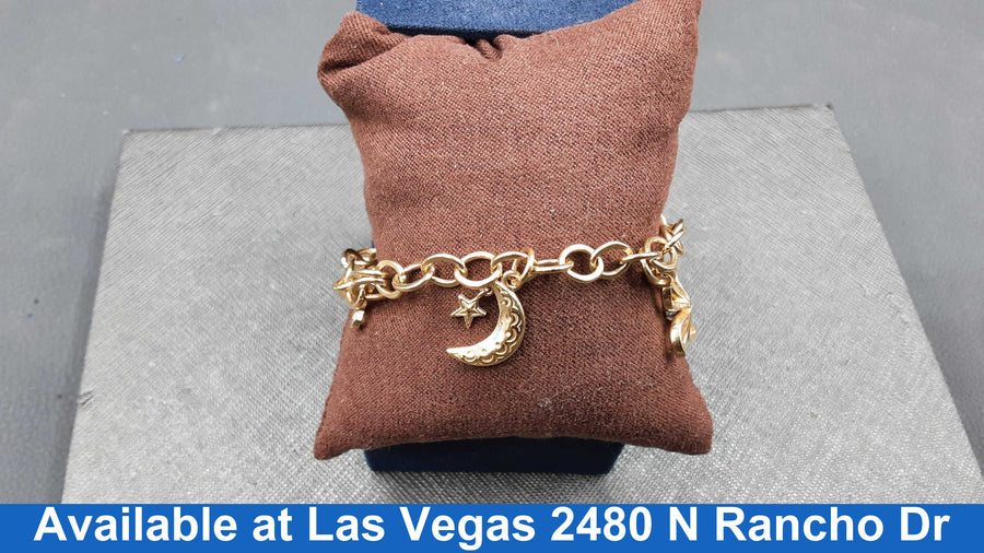 Link Bracelet - Yellow Gold 14k (.585) 17.8 grams 8 inch