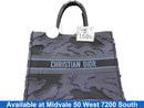 Christian Dior Large Camouflage Book Tote Blue Purse / Handbag