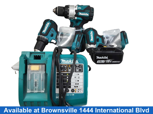 Makita Xph14 Blue Cordless Hammer Drill