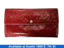 Louis Vuitton Vernis Sarah Monogram Red Wallet