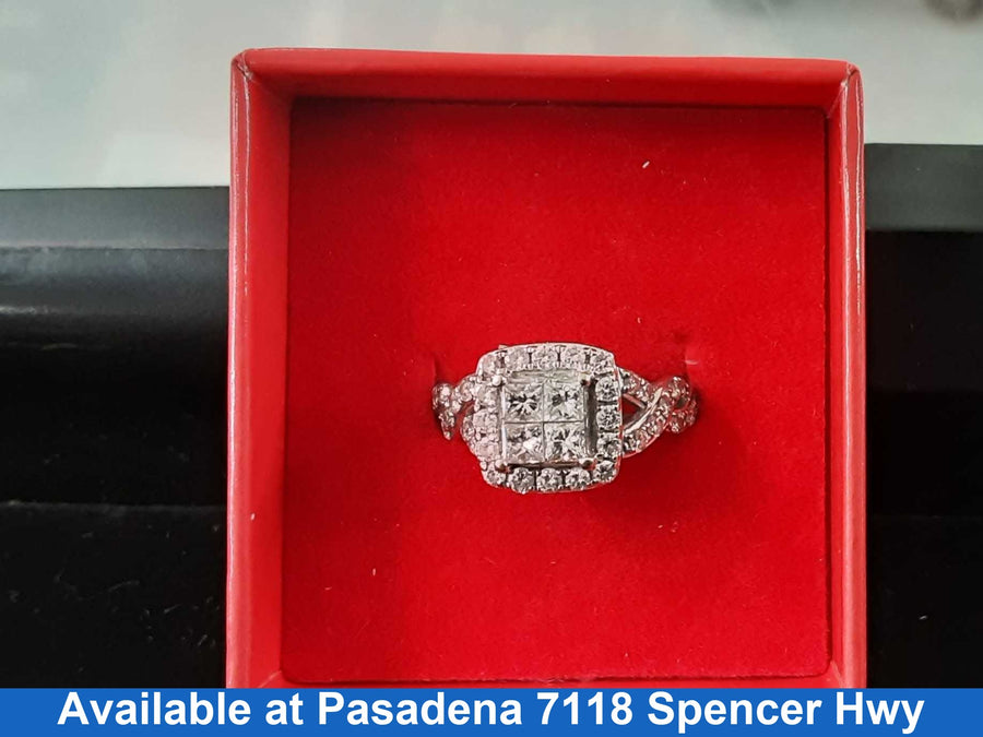 Women's Ring - White Gold 14k (.585) 5.8 grams Size 7.5