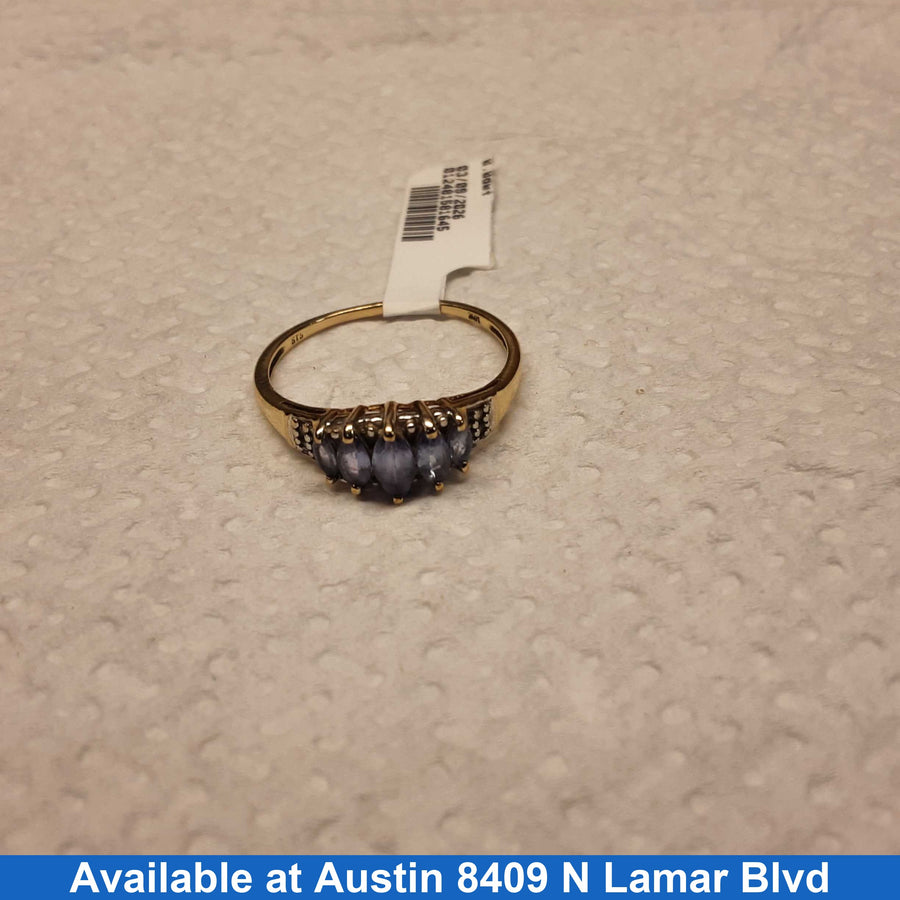 Women's Ring - Yellow Gold 14k (.585) 1.9 grams Size 20