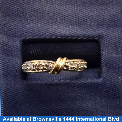 Women's Ring - Yellow Gold 10k (.417) 2.2 grams Size 20