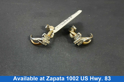 Earrings - Yellow Gold 10k (.417) 3.7 grams