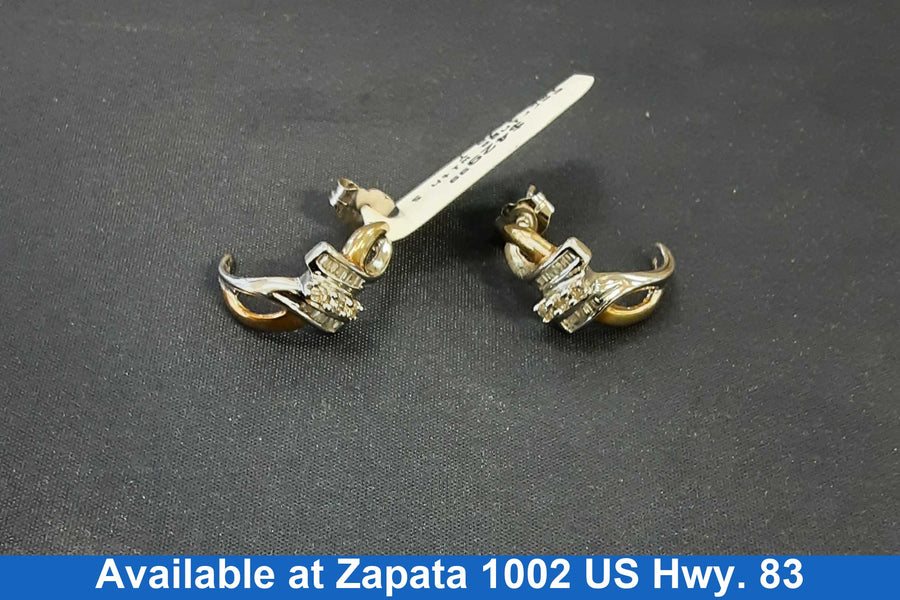 Earrings - Yellow Gold 10k (.417) 3.7 grams