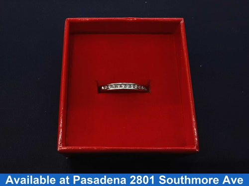 Ring - Wedding Band - White Gold 10k (.417) 1.9 grams Size 6.5