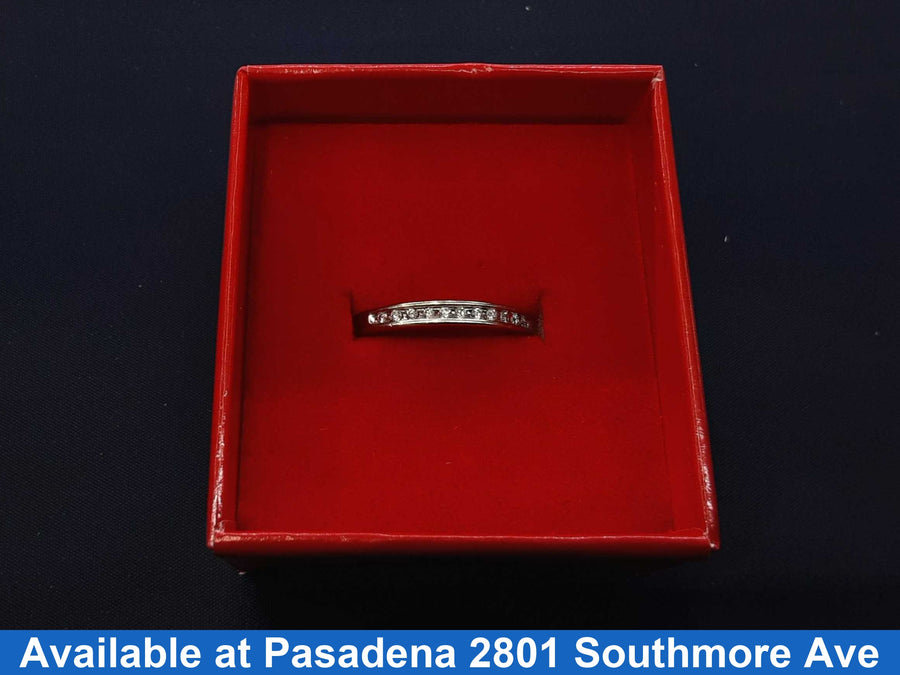 Ring - Wedding Band - White Gold 10k (.417) 1.9 grams Size 6.5