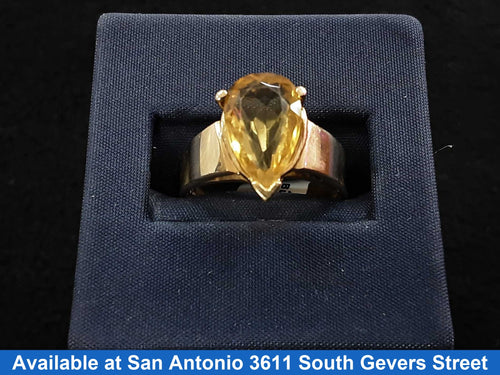 Women's Ring - Yellow Gold 14k (.585) 4.8 grams Size 20