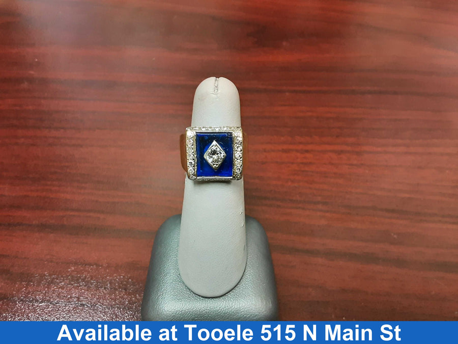 Men's Ring - Yellow Gold 14k (.585) 11 grams Size 6.5