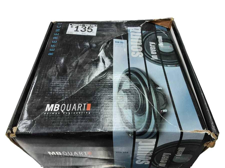 Mb Quart Rsh 304 Black Car Sub-Woofer