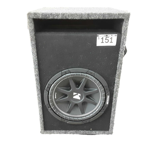 Kicker 10 Inch Black Car Sub-Woofer