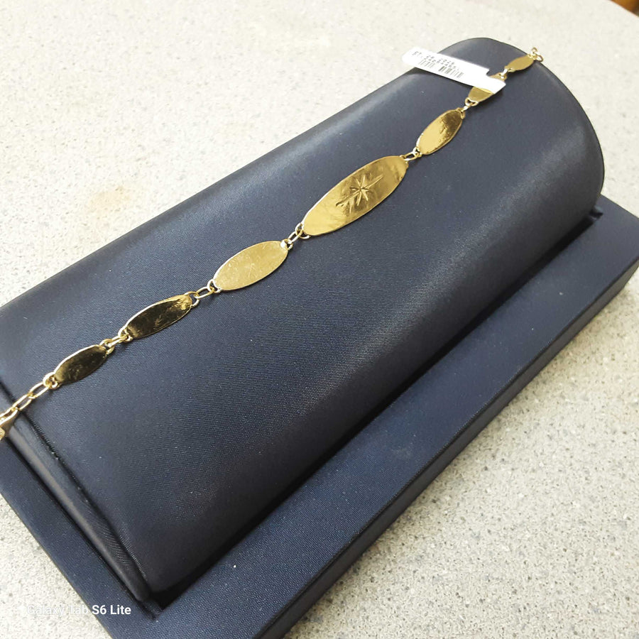 Bracelet - Yellow Gold 14k (.585) 6.4 grams 6 inch