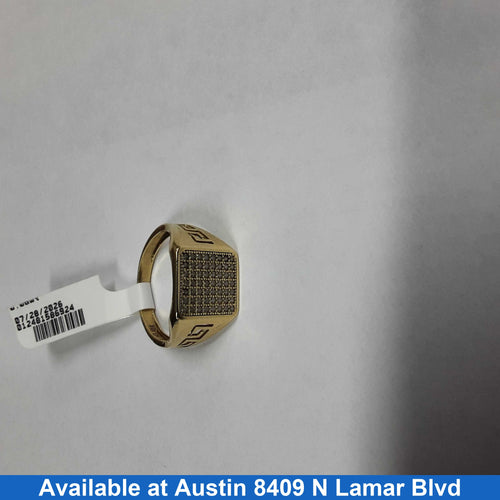 Men's Ring - Yellow Gold 10k (.417) 3.3 grams Size 8