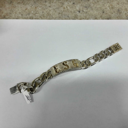 ID Bracelet - Silver 137.9 grams 8 inch