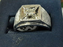 Men's Ring - White Gold 10k (.417) 7.2 Grams Size 10
