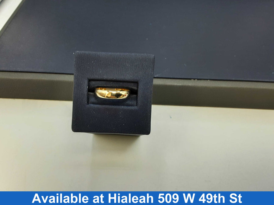 Ring - Wedding Band - Yellow Gold 14k (.585) 2.5 grams Size 7