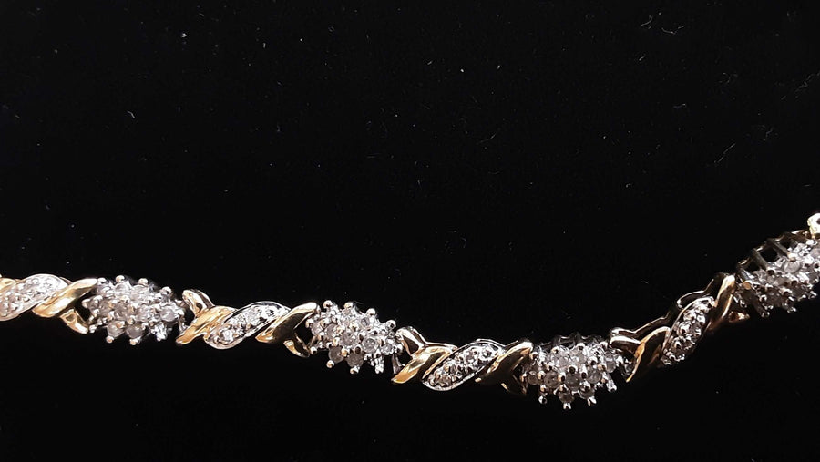 Tennis Bracelet - Yellow Gold 10k (.417) 8.2 grams 8 inch
