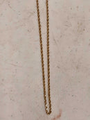 Rope Chain - Yellow Gold 14k (.585) 9.2 grams 20 inch