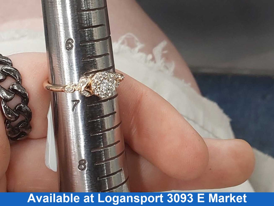 Women's Ring - Rose Gold 10k (.417) 2.2 Grams Size 7