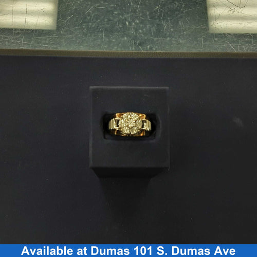 Men's Ring - Yellow Gold 10k (.417) 6 grams Size 9