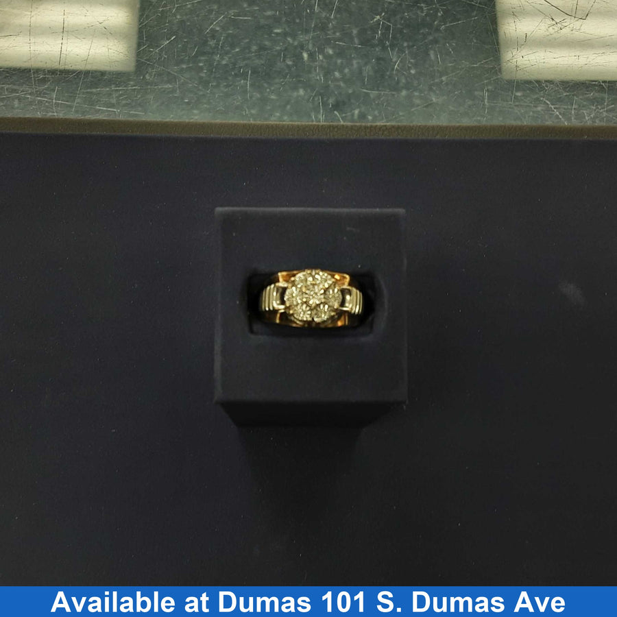 Men's Ring - Yellow Gold 10k (.417) 6 grams Size 9