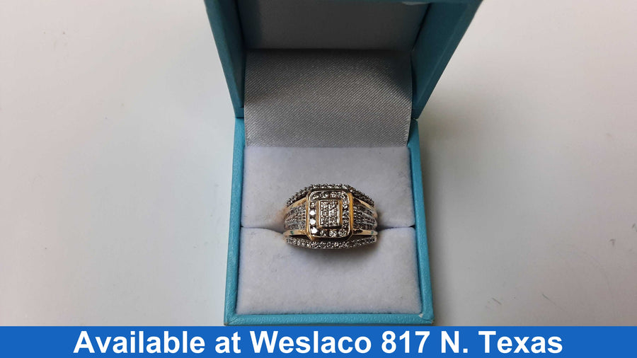Men's Ring - Yellow Gold 10k (.417) 5.2 grams Size 9