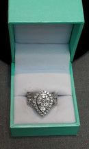 Women's Ring - White Gold 10k (.417) 7.8 grams Size 7.5