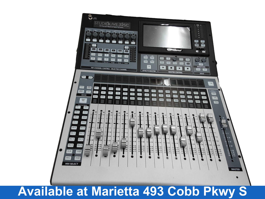Presonus Studiolive 32sc Black Digital Mixer