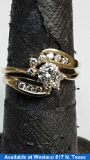 Women's Ring - Yellow Gold 14k (.585) 3.7 grams Size 5.5