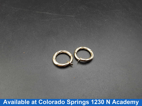 Bangle Earrings - Yellow Gold 14k (.585) 2.3 grams