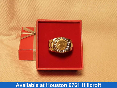 Men's Ring - Yellow Gold 10k (.417) 6.1 grams Size 8.5