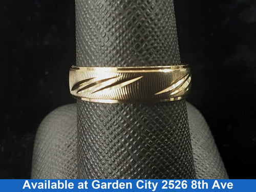 Men's Ring - Yellow Gold 14k (.585) 3.6 grams Size 10