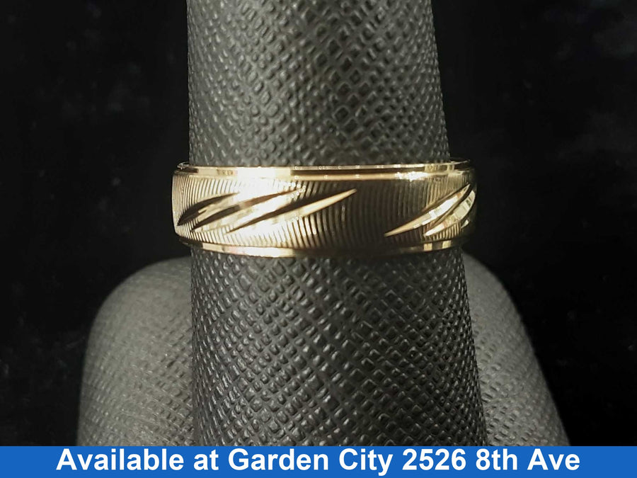 Men's Ring - Yellow Gold 14k (.585) 3.6 grams Size 10