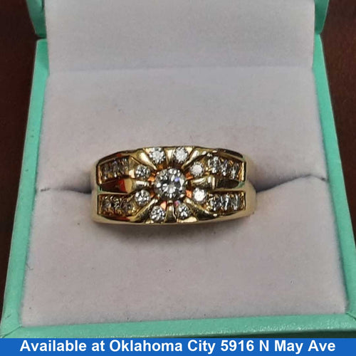 Men's Ring - Yellow Gold 14k (.585) 7 grams Size 20