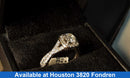 Women's Ring - Solitaire - White Gold 14k (.585) 5.2 grams Size 7