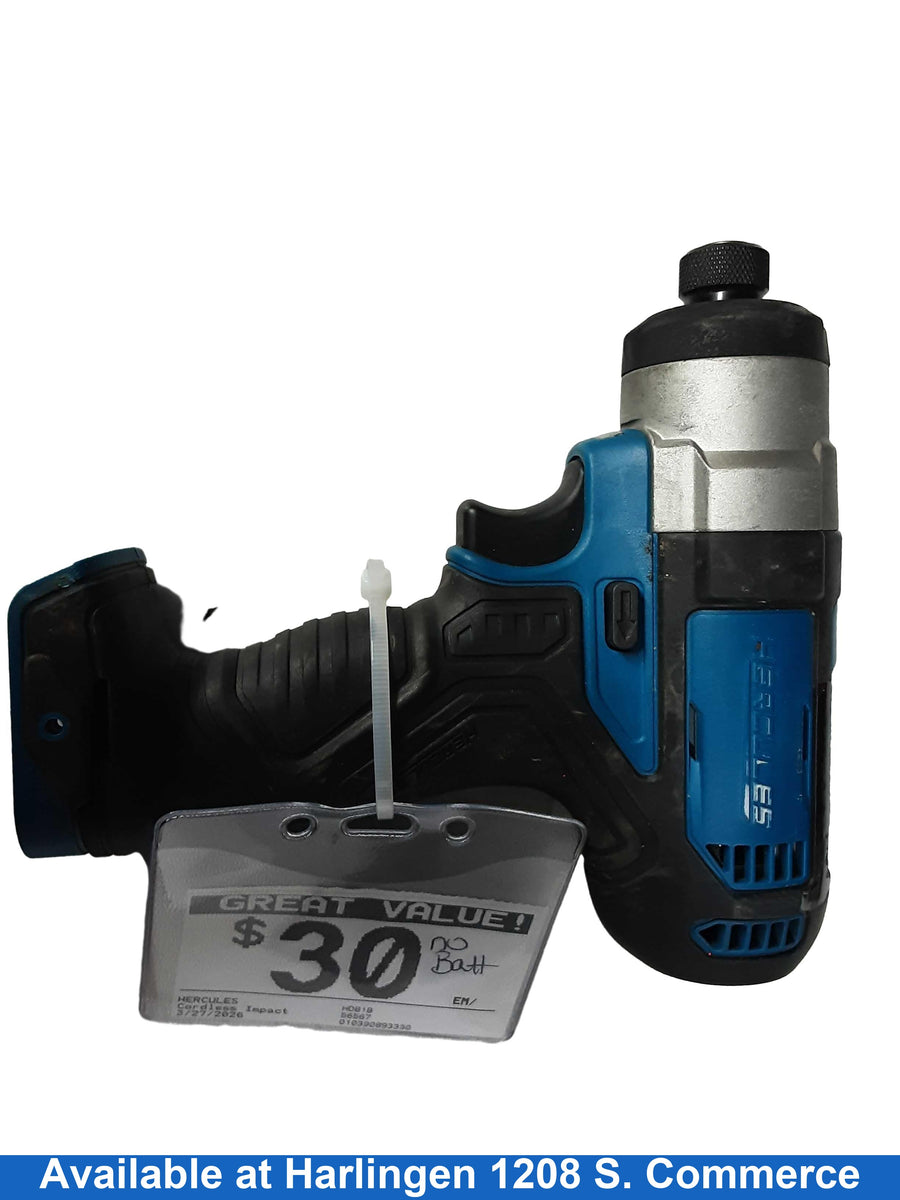 Hercules Hd81b Blue Cordless Impact Drill