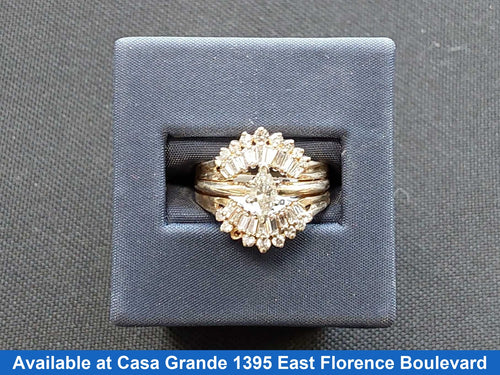 Women's Ring - Yellow Gold 14k (.585) 6.4 grams Size 9